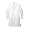 Wink Women's Long Lab Coat, White, front view