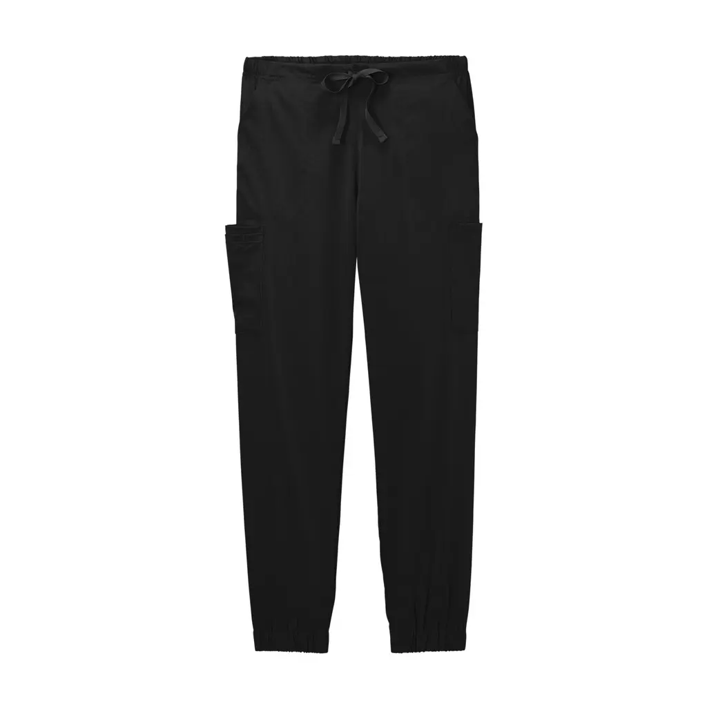 Wink Women's Premiere Flex Jogger Pant, Black, front view