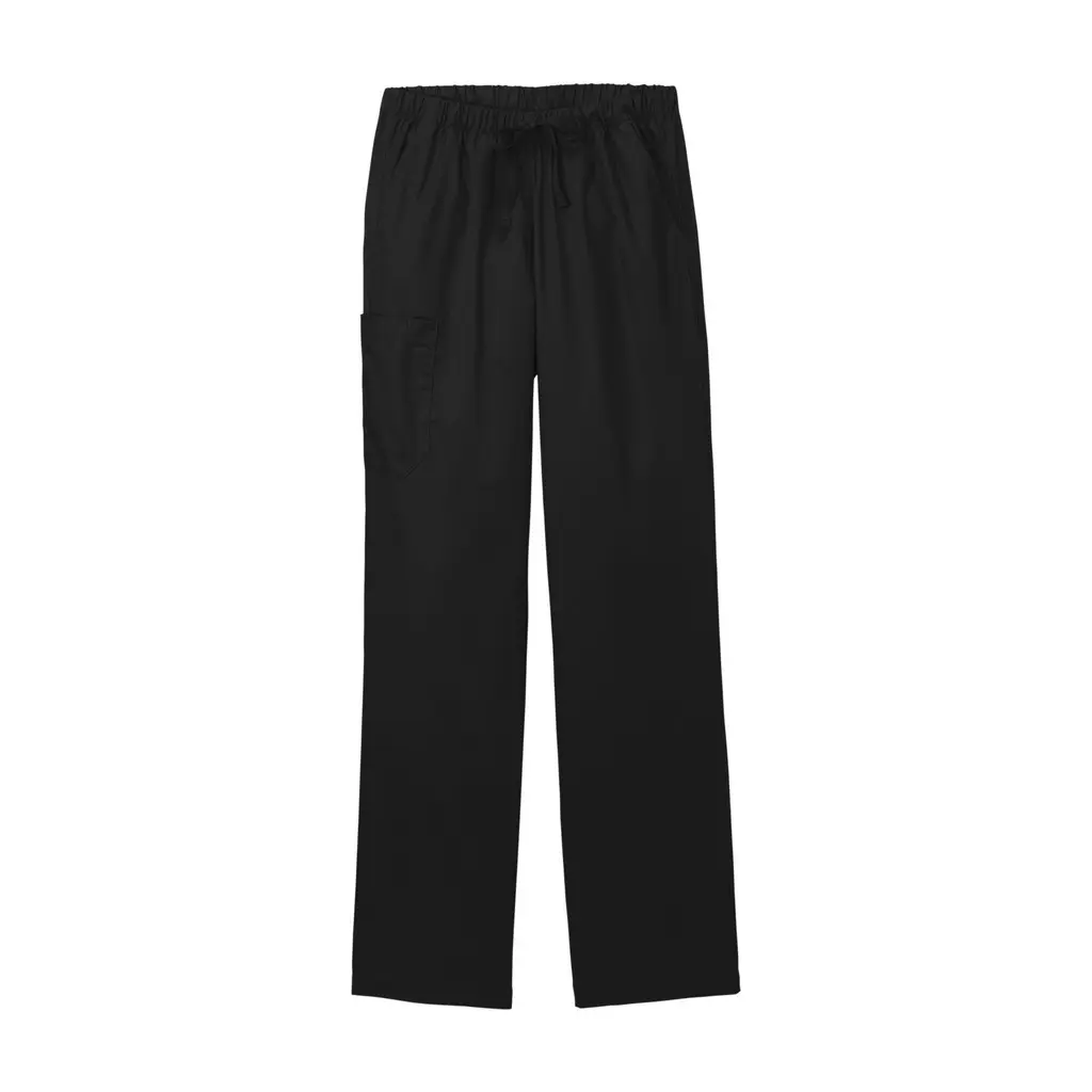 Wink Women's WorkFlex Cargo Pant, Black, front view