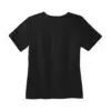 Wink Women's WorkFlex Mock Wrap Top, Black, back view