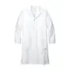Wink Men's Long Lab Coat, White, front view