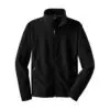 Port Authority Youth Value Fleece Jacket, Black, front view
