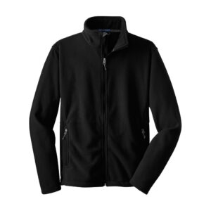 Port Authority Youth Value Fleece Jacket, Black, front view