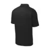 Sport-Tek Youth PosiCharge RacerMesh Polo, Black, back view