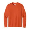 A4 Cooling Performance Long Sleeve Tee, Athletic Orange, front view